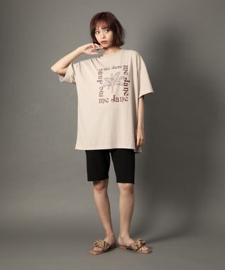 Green Parks ｍｅ　Ｊａｎｅ／プリントＢＩＧＴシャツ Beige