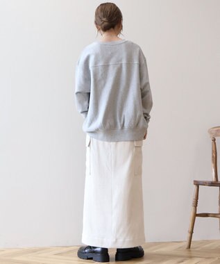 AMERICAN HOLIC Ｌｉｂｅｒｔｙ　Ｐａｒｋ刺繍スウェット2 Light Gray Mixture