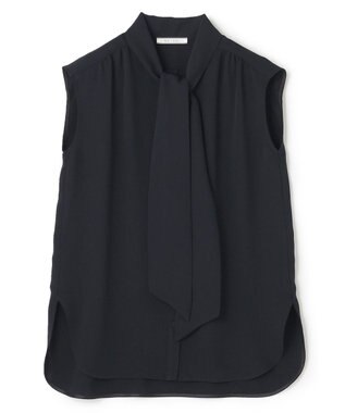 BEIGE， 【WEB＆一部店舗限定】ZEKOLVA / ボウタイブラウス Navy