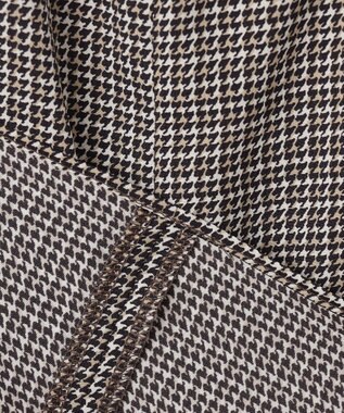 J.PRESS LADIES L チェックプリント スリットフリルネック カットソー ネイビー系5