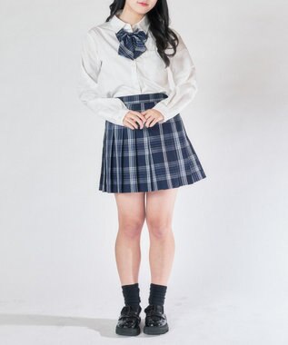 WEGO 【SCHOOL ITEM】スクールシャツL／S ホワイト