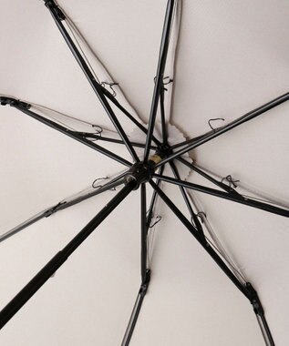 MOONBAT FURLA 折りたたみ傘 アーチロゴ ベージュ