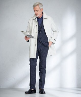 JOSEPH ABBOUD 【キングサイズ・イージーケア・多機能】人気 ライトウェーブ ベスト ネイビー系3