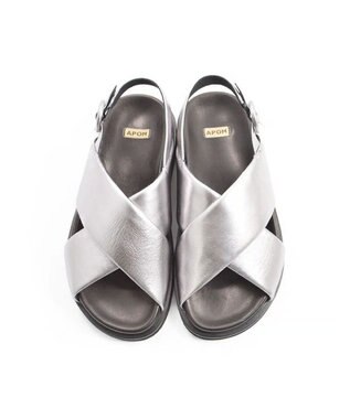APOM クロスストラップサンダル25 シルバー