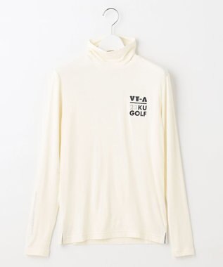 23区GOLF 定番あたたかインナー【WOMEN】エニワイズ無地 カットソー ホワイト系