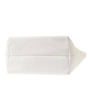 Maison de FLEUR ブランドロゴフリルハンドルトートＭバッグ Ivory