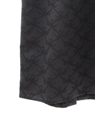 Green Parks ・ＳＵＧＡＲＳＰＯＯＮリボンジャカードキャミワンピ Charcoal Gray