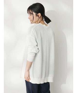 CRAFT STANDARD BOUTIQUE 強撚綿ニットカーディガン Ivory