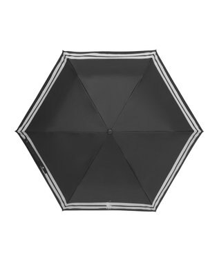 MOONBAT POLO RALPH LAUREN（ポロ ラルフローレン） 晴雨兼用日傘 ボーダー 遮光率100% 遮熱 UV 晴雨兼用 ブラック