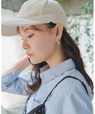 Tiaclasse 【安田美沙子さん着用・金属アレルギー対応】キュービックレイヤードフープピアス シルバーピアス