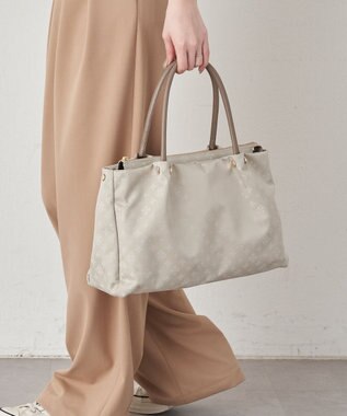 russet ナイロン三層2WAYトートバッグ(CE-1586) Ecru