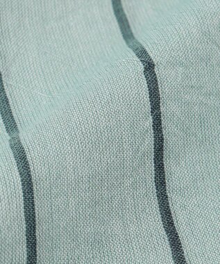 JOSEPH ABBOUD 【V.FRAAS】サマーストライプ ストール ターコイズブルー系1