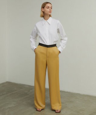 BEIGE， ALAIN / ワイドパンツ Camel × Brown