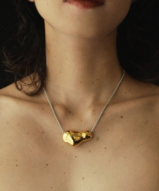 simoe Kira Necklace L / 01 シルバー×ゴールド