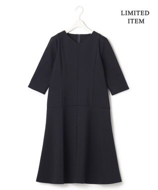 ICB 【WEB限定】コットンコンプレッシャー ワンピース ネイビー系