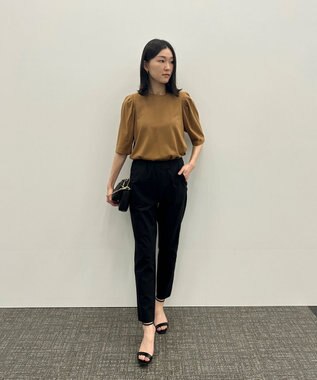 UNFILO 【撥水/ストレッチ/軽量】FINE MOVE バックポケット付きパンツ ブラック