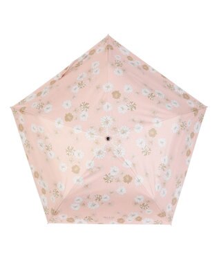 MOONBAT 【ポール & ジョー（PAUL & JOE ACCESSOIRES）】晴雨兼用折りたたみ日傘　クリザンテーム ピーチ