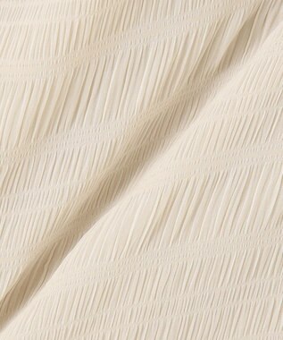 J.PRESS LADIES 【洗える】シャーリングシャドーボーダー スカート アイボリー系