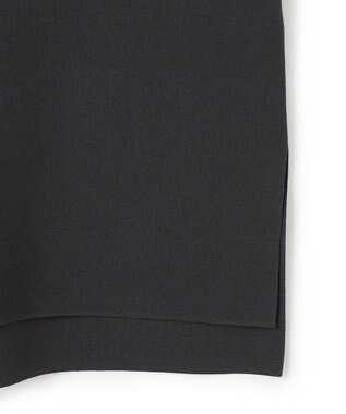 UNFILO L 【WEB限定カラー】スゴ機能美ニット キーネック ジレ チャコール