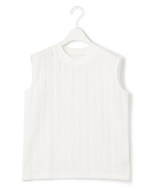 ICB 【洗える】 ランダムストライプリップル プルオーバー オフホワイト系