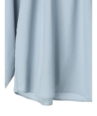 Green Parks ・ＥＬＥＮＣＡＲＥ　ＤＵＥ　シャーリングカラーブラウス Sax