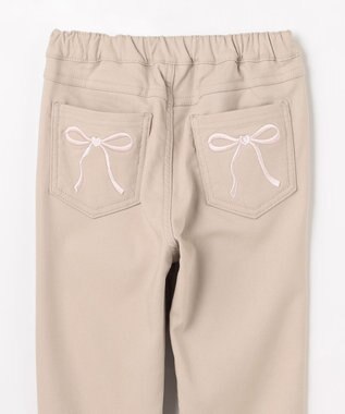 ANY KIDS 7days 裏起毛ガーリーパンツ ベージュ