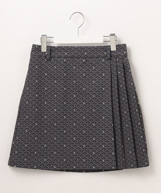 23区GOLF 【WOMEN】【ストレッチ】星柄プリント スカート ブラック系5