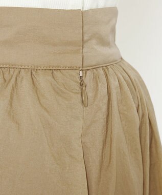 uncrave 【撥水・洗濯機洗い可】シアープルーフナイロン フレアスカート（uncrave STANDARD） ベージュ
