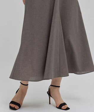 BEIGE， 【洗える/接触冷感/速乾/UVケア対応】BATEAU / Aラインドレス C.Gray