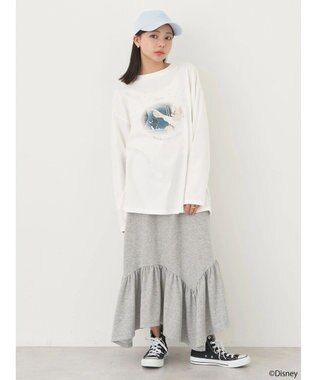 earth music&ecology Ｄｉｓｎｅｙ／キラキラフィガロロンＴ White