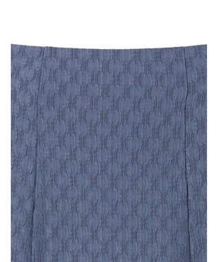 earth music&ecology ジャガードフレアスカート Blue