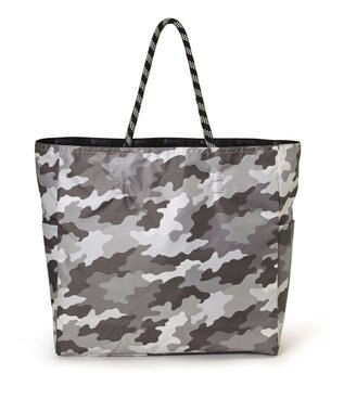 LeSportsac LARGE 2 WAY TOTE/2ウェイブラック/グレーカモ 2ウェイブラック/グレーカモ
