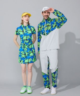 FILA GOLF／marie claire 【Loudmouth】柄ワンピース Retro Charm