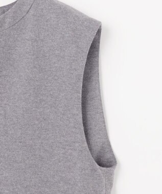 組曲 S 【パール釦付き】 ウールライクジャンパースカート ライトグレー系