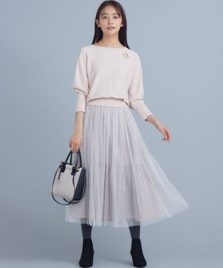 組曲 2WAYハンドルスクエアショルダー バッグ Mini アイスグレー系1