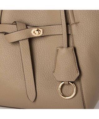 UNBILLION カシュカシュ cachecache / ベルトディテールフェイクレザートート オーク