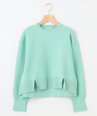 組曲 L スウェットライクニットプルオーバー ミント系