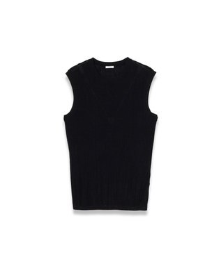 JOSEPH クリンクルリブ　ベスト Black