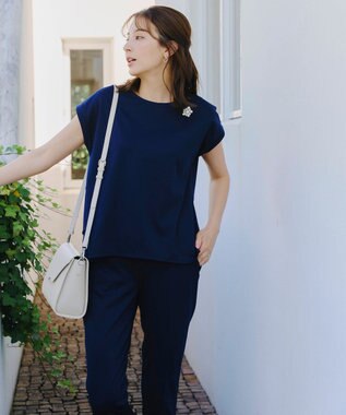 Tiaclasse パールブローチ２WAYネックレス シルバー