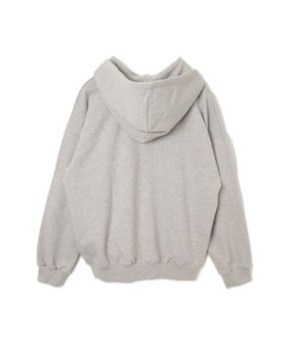 WEGO ワッペンロゴジップパーカー 杢グレー