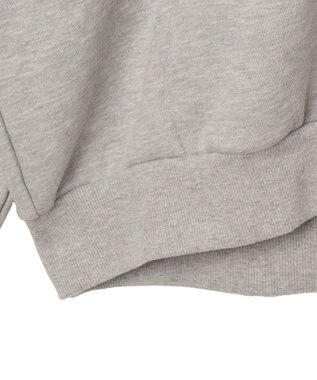 WEGO ワッペンロゴジップパーカー 杢グレー