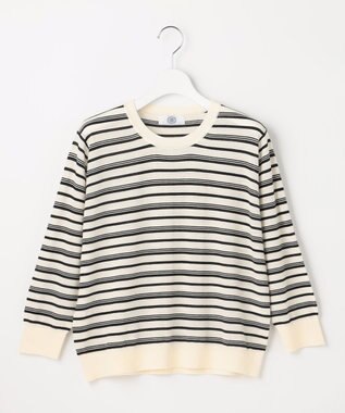 J.PRESS LADIES 【セットアイテム】BORDER ツイン ニット ブラック系