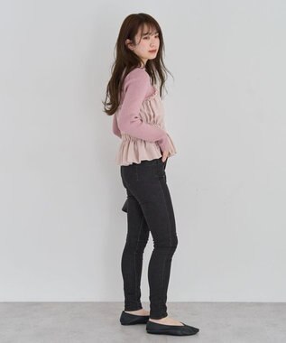 Green Parks ・ｓｗｉｎｇ　ｂｙ　ビスチェレイヤーハイネックニット Pink