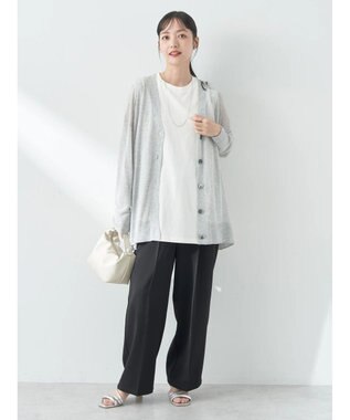 earth music&ecology ボクシーノースリーブチュニック Off White