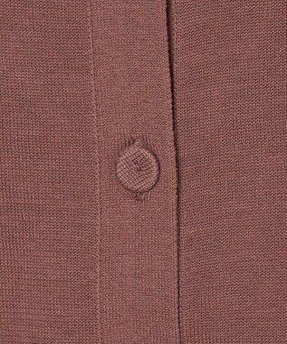 JOSEPH 【WEB&OUTLET限定・洗える】コットンシルクリブ　カーディガン Frozen Mocha