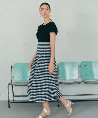 YECCA VECCA リボンデザインブラウス Black