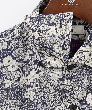 JOSEPH ABBOUD 【英国・リバティ社】リバティ 半袖シャツ ネイビー系6