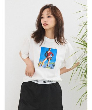 Green Parks ｍｅ　Ｊａｎｅ／フォトプリントボックスＴシャツ White