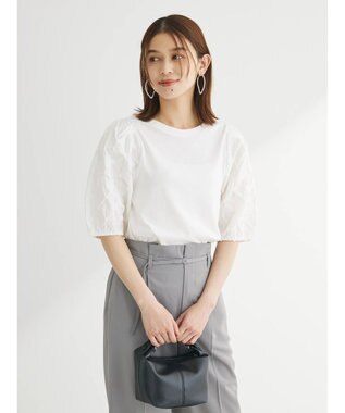 Green Parks ・ＳＵＧＡＲ　ＳＰＯＯＮ　フハクドットスリーブＴＥＥ Off White