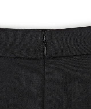 ICB L 【洗える】 カラミストライプ スカート ブラック系